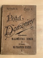 kniha Maloměstský román Díl 2 Obraz z našeho života., s.n. 1890
