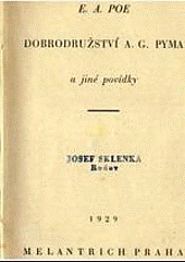 kniha Dobrodružství A.G. Pyma a jiné povídky, Melantrich 1929