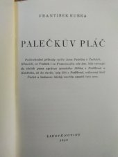 kniha Palečkův pláč Podivuhodné příhody rytíře Jana Palečka ..., Lidová tisk., n.p. 1948
