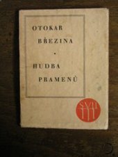 kniha Hudba pramenů, Spolek výtvarných umělců Mánes 1927