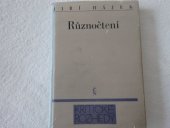 kniha Různočtení z kritického zápisníku, Československý spisovatel 1982