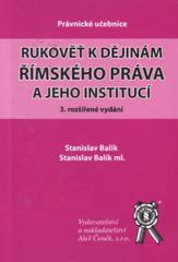 kniha Rukověť k dějinám římského práva a jeho institucí, Aleš Čeněk 2010