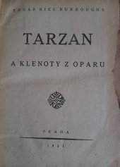 kniha Tarzan. V, - Tarzan a klenoty z Oparu, Antonín Svěcený 1921