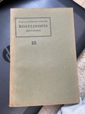kniha Rostlinopis Botanika, Česká grafická Unie 1924