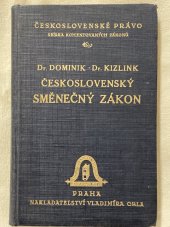 kniha Československý směnečný zákon ze dne 13. prosince 1927, čís. 1. Sbírky zákonů a nař. státu československého, roč. 1928, Vladimír Orel 1928