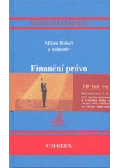 kniha Finanční právo, C. H. Beck 2003