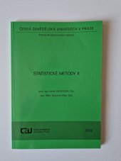 kniha Statistické metody II, Česká zemědělská univerzita v Praze 2022
