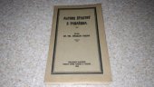 kniha Alfons Šťastný z Padařova, n.vl. 1923
