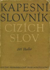 kniha Kapesní slovník cizích slov, SPN 1956