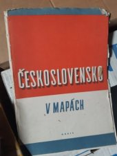kniha Československo v mapách, Orbis 1952