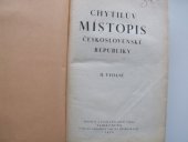 kniha Chytilův místopis Československé republiky, s.n. 1929