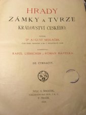 kniha Hrady, zámky a tvrze království Českého 14. - Litoměřicko a Žatecko, Šolc a Šimáček 1923