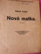 kniha Nová matka rom., Milotický hospodář 1923