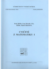 kniha Cvičení z matematiky I, Akademické nakladatelství CERM 2008