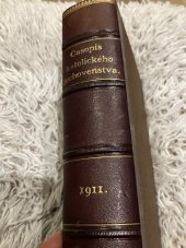 kniha Časopis katolickeho duchovenstva, Knizni arcib. Knihtiskarna rohlíček 1911