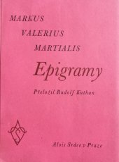 kniha Epigramy, Alois Srdce 1932