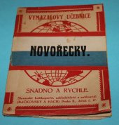 kniha Novořecky snadno a rychle, František Bačkovský 1897