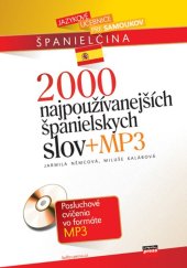 kniha 2000 najpoužívanejších španielskych slov +, Edika 2006