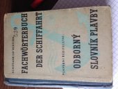 kniha Fachwoerterbuch der Schiffahrt ... = Odborný slovník plavby, Čechie 1941