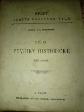 kniha Povídky historické. Část druhá, Alois Hynek 1889