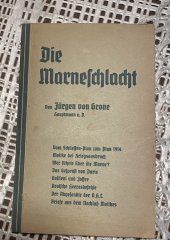 kniha Die Marneschlacht., Verlag 1934