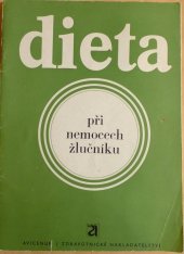 kniha Dieta při nemocech žlučníku, Avicenum 1982