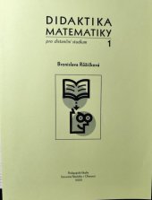 kniha Didaktika matematiky [pro distanční studium 1], Univerzita Palackého 2002