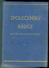 kniha Společenský rádce pro všechny životní okolnosti, I. Buchsbaum 1932