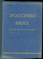 kniha Společenský rádce pro všechny životní okolnosti, I. Buchsbaum 1932