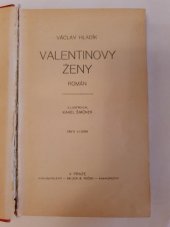 kniha Valentinovy ženy Román, Hejda & Tuček 1924