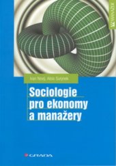 kniha Sociologie pro ekonomy a manažery, Grada 2002