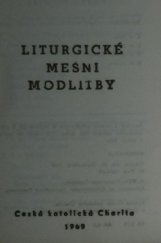 kniha Liturgické mešní modlitby, Ústřední církevní nakladatelství 1969