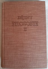 kniha Dějiny filosofie. II, - Filosofie XV. - XVIII. století, Svoboda 1952