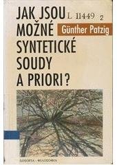 kniha Immanuel Kant: Jak jsou možné syntetické soudy a priori?, Filosofia 2003