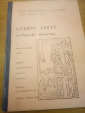 kniha Učební texty technické němčiny, OKD 1982