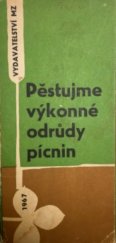 kniha Pěstujeme výkonné odrůdy pícnin, Vydav. min. zeměd. 1967