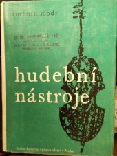 kniha Hudební nástroje, Státní Hudební Vydavatelství 1961