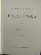kniha První Češka, L. Mazáč 1939