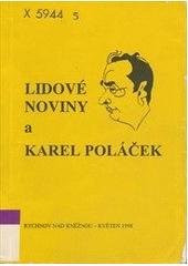 kniha Lidové noviny a Karel Poláček sborník příspěvků ze sympozia ..., Rychnov nad Kněžnou, květen 1998, Albert 1998