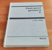 kniha Deskriptivní geometrie II., SNTL 1975