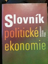 kniha Slovník politické ekonomie, Svoboda 1982