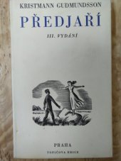 kniha Předjaří = [Förste vaar : Román], Topičova edice 1947