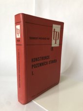 kniha Konstrukce pozemních staveb I., SNTL 1971