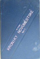 kniha Kroniky novoměstské.  II. 1912