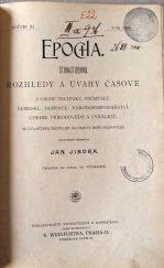 kniha Epocha Svázaný ročník XI. (1906), E. Weinfurtr 1906