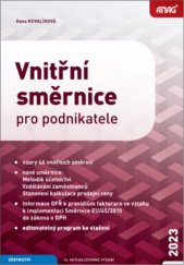 kniha Vnitřní směrnice pro podnikatele 2023, Anag 2023