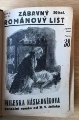 kniha Milenka následníkova, Zábavný románový list 1937