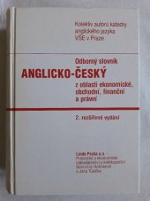 kniha Odborný anglicko-český slovník z oblasti ekonomické, obchodní, finanční a právní, Linde 1996