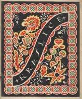 kniha Kraslice Rozbor ornamentu a způsob výzdoby, s.n. 1923