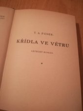 kniha Křídla ve větru Letecký román, Nakladatelství knihovny Česká beletrie, Domov Starodružiníků 1929